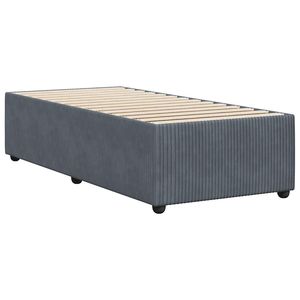 Cadre de lit en velours XL gris foncé sans matelas-Produit rembourré - Product Image 6