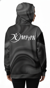 Hoodie unisexe surdimensionné de streetwear d'hiver haut de gamme avec design brodé en sublimation sur toute la surface pour un style décontracté - Product Image 2