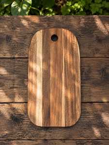 Planche à découper en bois d'acacia, durable, rectangulaire, pour la préparation des aliments, la découpe des légumes, la préparation des repas, le service - Product Image 6