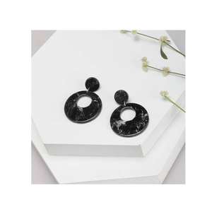 Boucles d'oreilles en résine vintage 2026, élégantes et modernes, pour femmes, cadeaux artisanaux tendance, occasions de Thanksgiving, modèle unique - Product Image 4