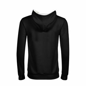 Sudadera con Capucha para Hombre, Corte Regular, Color Sólido, Tejida, Casual, Otoñal, Azul, con Bolsillos - Product Image 6