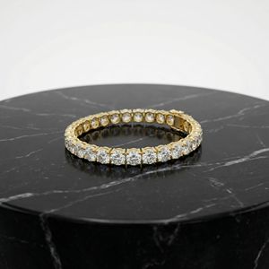 Pulsera de Diamantes Cultivados en Laboratorio Redondos Clásicos en Oro Rosa en Oro de 14K y 18K, Joyería Fina Elegante y de Lujo para Mujer - Product Image 1