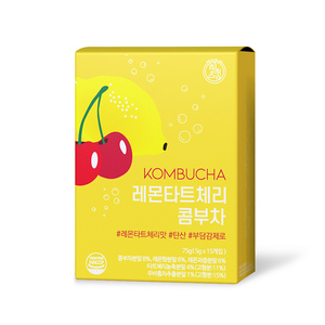 HEALSLAB Kombucha 8 saveurs 75g (5g x 15 sachets) alternative au soda, boisson en poudre - Product Image 4