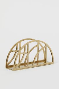 Home Letter Metal Napkin <b>Holder</b> Decorative Tabletop <b>Tissue</b> Organizer Stylish <b>Kitchen</b> Dining Display Stand - Product Image 6