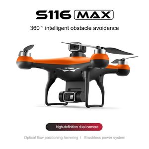 Drone S116 Arancione per Principianti con 2 Batterie Elettriche Regolabili, Luce Notturna a LED a 90 Gradi e Fotocamera Integrata - Product Image 4