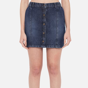 Denim Skirt New Summer Fashion Casual Wear Button Custom Logo Women Short Denim Skirts Women Mini Skirt 2026 OEM Serviced - Product Image 5