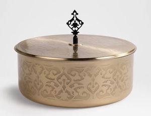Cazuela de Acero Inoxidable Martillado de Lujo, Diseño Artesanal, para Buffet de Ramadán, Servicio de Catering y Hoteles, Precio al por Mayor - Product Image 4