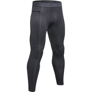 Best Quality Custom <b>Mens</b> Fitness <b>Yoga</b> <b>Pants</b> Solid Mid Waist Simple Breathable Four Way Stretch Compression Leggings Wholesale - Product Image 5