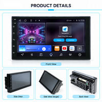 Autoradio Android universel 7 pouces IPS 1024*600 WiFi 4 cœurs Android 14/15 BT5.0 FM/RDS Unité centrale OEM 4+64G Radio de voiture 7 pouces