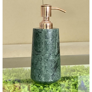 Distributeur de savon en marbre artisanal en pierre naturelle avec pompe dorée pour salle de bain d'hôtel moderne – Fournisseurs d'usine - Product Image 6
