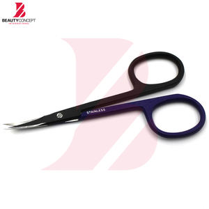 Ciseaux à cuticules personnalisés avec logo pour les soins des ongles, couleur unie, meilleur produit, usage professionnel en salon, ciseaux à cuticules en acier inoxydable - Product Image 3