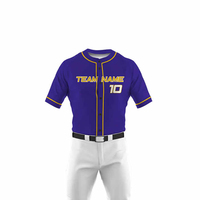 Ensemble d'uniformes de baseball personnalisés à prix avantageux, avec logo du nom de l'équipe, vêtements de sport, uniforme de baseball en solde, meilleure qualité, léger