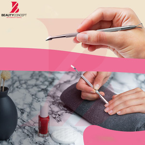 4 In 1 Professional Cuticle Pusher Set Stainless Steel Dead Skin Remover Manicure Tool Kit with Portable Leather Case - Product Image 3