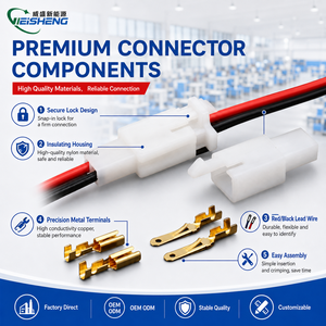 Câble de connexion IATF16949 à pas de 2,8 mm, isolé en nylon, 2/3/4 broches, avec fil de cuivre pur pour le contrôle de puissance industriel - Product Image 3