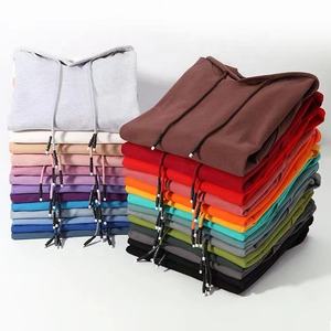 Sweat-shirts à capuche unisexes en coton 97% et élasthanne 3% 260 g/m², vente en gros OEM, logo personnalisé, couleur unie, streetwear pour hommes et femmes - Product Image 4