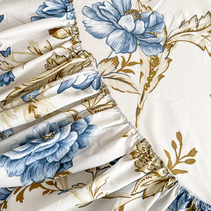 Sábana Plana de Algodón Estampada, 400 Hilos, Transpirable, para Todas las Estaciones, Uso Hospitalario, Ultra Suave, Hilo 40s, Moderna - Product Image 6