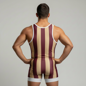 Service OEM : Combinaisons de lutte pour hommes, sublimation personnalisée, designs sur mesure, impression par sublimation intégrale, vêtements de sport. - Product Image 2