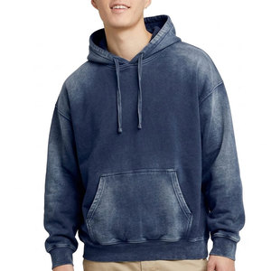 Cotton Fleece Custom Vintage Style Men Pullover <b>Sun</b> Faded Hoodies Premium Quality Men Distressed <b>Sun</b> Fade Drop Shoulder Hoodies - Product Image 1