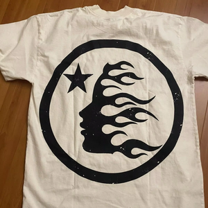 T-shirt Hell Star pour homme, streetwear oversize, haute qualité, 100% coton, t-shirt graphique unisexe, hauts décontractés, vente en gros, commande en gros, faible MOQ - Product Image 1