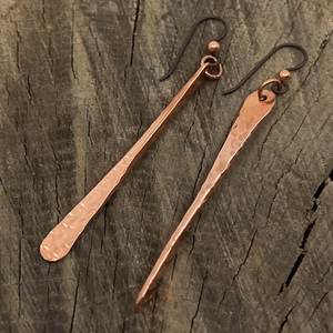 Copper Alloy Dangle <b>Earrings</b> with Floral Pattern Vintage Style Drop <b>Earrings</b> Women Jewelry Antique Copper Plated - Product Image 2