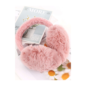 Orejeras de Piel Sintética Rosa, Suaves y Esponjosas, Protección Cálida para el Invierno - Product Image 5