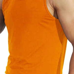 Débardeur Homme Personnalisé en Polyester Respirant Tricoté de Haute Qualité, Col en V, Séchage Rapide, Sportif et Décontracté, Couleur Unie - Product Image 2