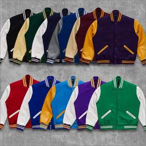 Reasonable Rate <b>Men</b> Winter High Street Varsity Jacket Latest Fashion High Quality Anti Wrinkle Waterproof Breathable Front - Product Image 4