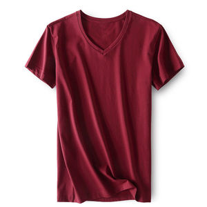 Camisetas de Cuello en V para Hombre, Altamente Recomendadas, 100% Algodón, Ropa Casual para Fitness, Precio Económico, Camisetas Casuales de Cuello en V para Hombre - Product Image 3