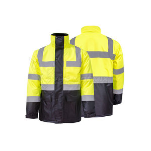 Functional Storage Pockets Hi Visibility Polyester <b>Field</b> Service <b>Jacket</b> Breathable Quick Dry Comfortable Industrial Apparel <b>for</b> - Product Image 5