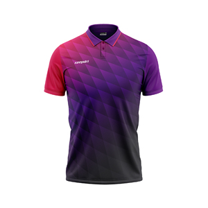 OEM ODM Hauts actifs unisexes de haute qualité Polo imprimé sans couture personnalisable Golf Sportswear Teamswear Uniformes respirant - Product Image 3