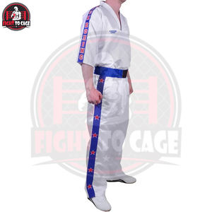 ชุดยูนิฟอร์มฟรีสไตล์แบบสั่งทำพิเศษ ดีไซน์คอวี คุณภาพดีที่สุด สำหรับฝึกซ้อมและการแข่งขันศิลปะการต่อสู้ฟรีสไตล์ - Product Image 4