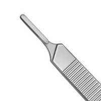 Manche de scalpel chirurgical manuel personnalisé en acier inoxydable à extrémité signalée BP, pour une utilisation confortable