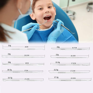 Kit d'instruments chirurgicaux dentaires professionnels en acier inoxydable en gros, outils de sculpture de cire personnalisables à alimentation manuelle - Product Image 5