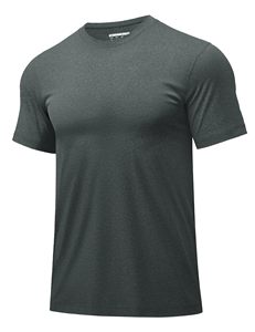 Camiseta Deportiva de Secado Rápido para Hombre con Logotipo Personalizado, al por Mayor, de Poliéster Transpirable, que Absorbe la Humedad, con Cuello Redondo, Atlética - Product Image 1