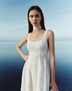 Vestidos al por mayor para mujer, casuales y elegantes, MIREILLE, vestido largo línea A, nueva llegada, midi, soporte ODM, vestidos de noche de lujo línea A - Product Image 2