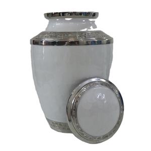 Urne funéraire métallique moderne avec conceptions personnalisées de haute qualité Urne souvenir pour garder les cendres en toute sécurité - Product Image 3