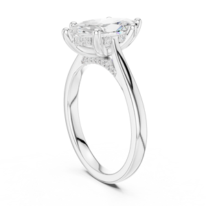 แหวนเพชรทองคำขาวเพาะเลี้ยงในห้องปฏิบัติการ ได้รับการรับรองจาก IGI สำหรับผู้หญิง แหวนเครื่องประดับหรูหราสำหรับงานหมั้น วันครบรอบ และสวมใส่ในชีวิตประจำวันอย่างสง่างาม - Product Image 2