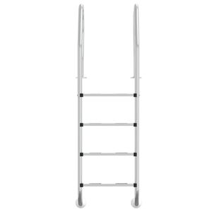 Échelle de piscine en acier inoxydable 304 argenté, taille standard - Product Image 3