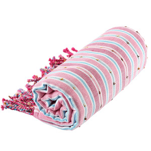 Wholesale 100% Turkish Cotton <b>Beach</b> <b>Towel</b> Striped Green Quick Dry Woven Bath <b>Towels</b> Lightweight Sand Free Summer Adult Style - Product Image 3