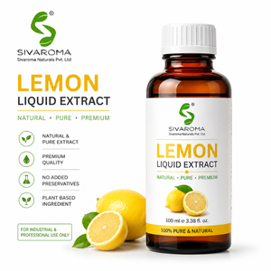 Extrait liquide naturel de citron pour les aliments, les boissons, les soins personnels et les besoins de production commerciale en vrac - Product Image 3