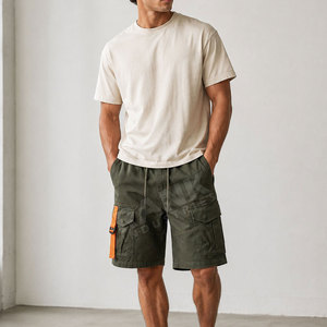 Lightweight Casual Wear Men Cargo Shorts Custom Logo Printing Best Design New Arrival Men Cargo Shorts For Sale - Product Image 4