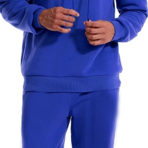 Conjunto deportivo personalizado de algodón, pantalones y sudadera con capucha de tela gruesa para hombre, 100% algodón. - Product Image 3
