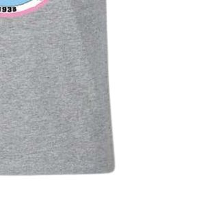 Camiseta de Manga Corta con Cuello Redondo en Gris Jaspeado para Adolescentes, con Diseño Gráfico en Vinilo, para la Escuela, Uso Diario, Ropa Cómoda para la Calle - Product Image 6