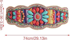 Cinturón Bordado a Precio Económico, Elegante Cinturón para Mujer para Saree, Lehenga, Vestido y Uso Casual, Cinturón Bordado de Primera Calidad - Product Image 2