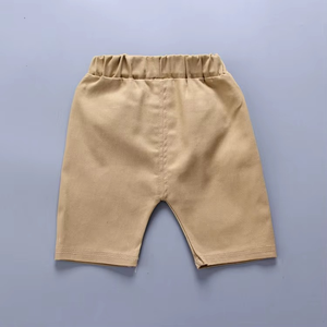 Ensemble de vêtements d'été en coton pour bébé et tout-petit, t-shirt et short, tenue pour petit garçon, motif gentleman, deux pièces - Product Image 1