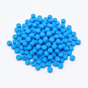Granulés de plastique recyclé en polypropylène bleu, marque Merades d'Indonésie, haute pureté, flux de fusion constant, injection. - Product Image 6