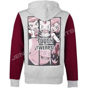 Ensemble de survêtement pour homme en molleton technique épais 100% coton uni, comprenant une veste universitaire à capuche zippée et un pantalon de jogging ample avec empiècements en tissu - Product Image 3