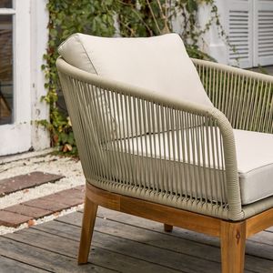 ชุดโซฟาไม้สักธรรมชาติสำหรับกลางแจ้ง เฟอร์นิเจอร์ลานบ้าน ชุดพักผ่อนในสวนหลังบ้าน ผู้จัดจำหน่ายไม้สักจากอินโดนีเซีย - Product Image 5