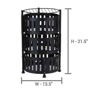 Heavy Duty Stainless Steel Foldable <b>Kitchen</b> Trolley With Mirror Finish And Perforated Trays <b>For</b> Restaurant Food Transport - Product Image 2