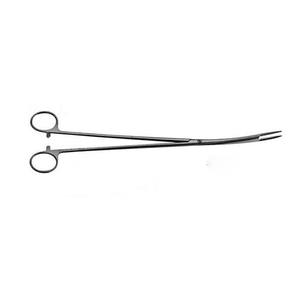 Pelkmann Dressing Forceps Curved 19 1/4 Inches Manual Steel Medical Instruments for General Surgery Use By <b>Blush</b> Surgical - Product Image 6